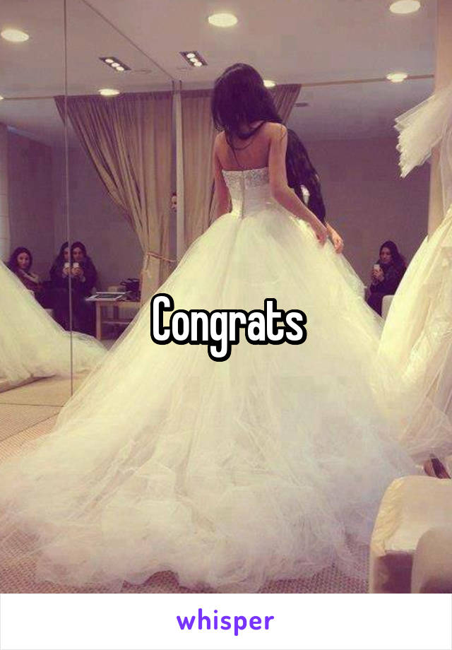 Congrats