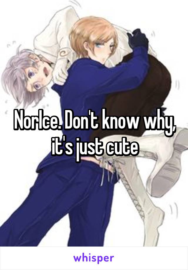 NorIce. Don't know why, it's just cute