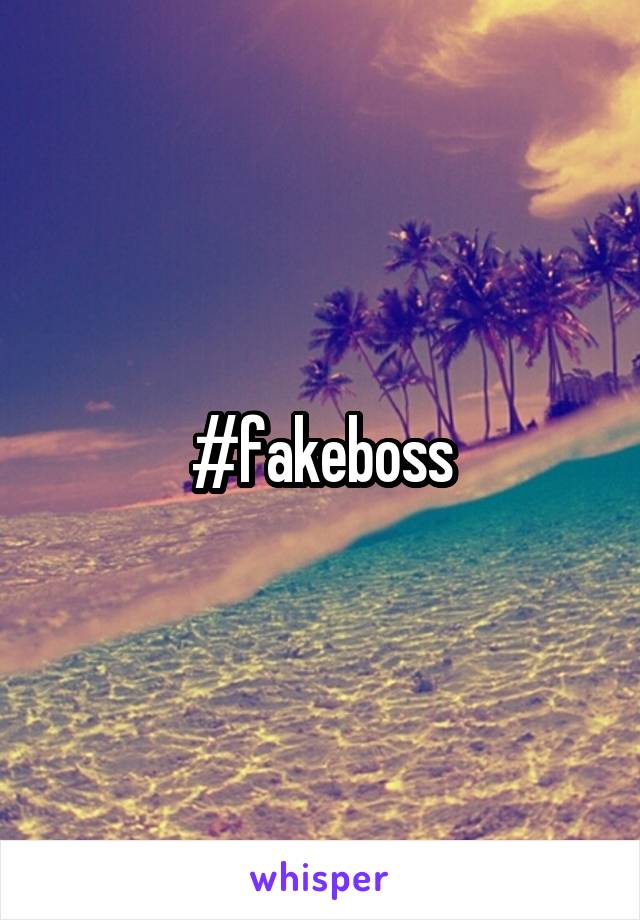 #fakeboss
