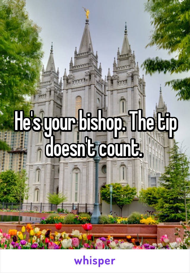 He's your bishop. The tip doesn't count. 