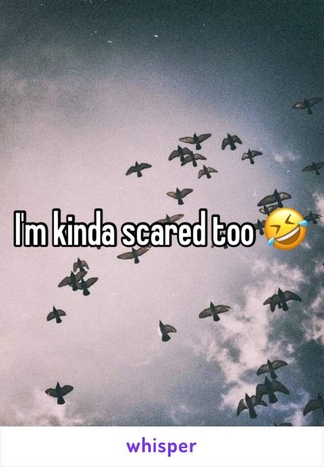 I'm kinda scared too 🤣