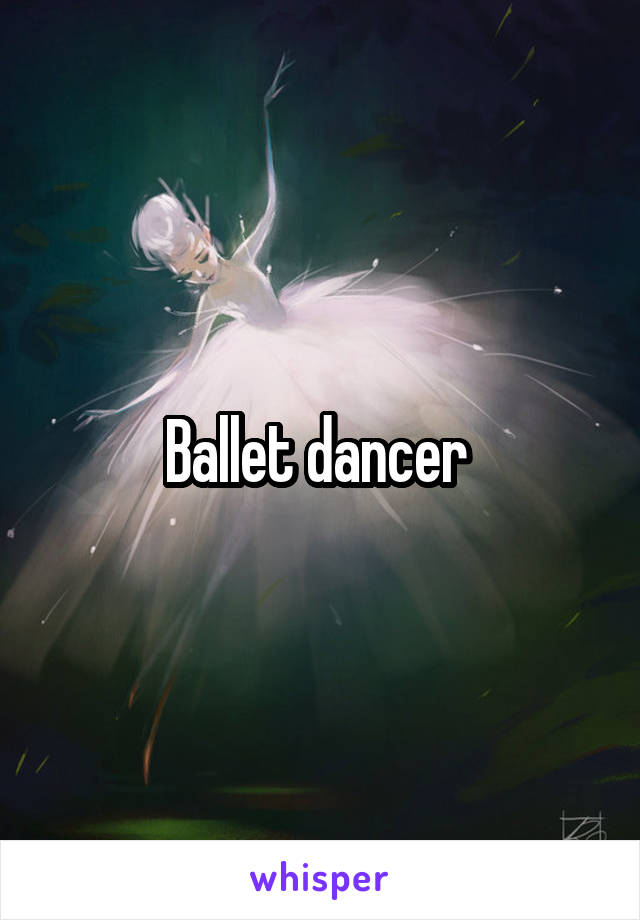 Ballet dancer 