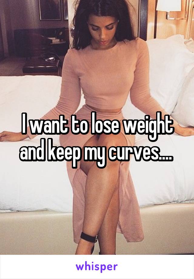 I want to lose weight and keep my curves.... 