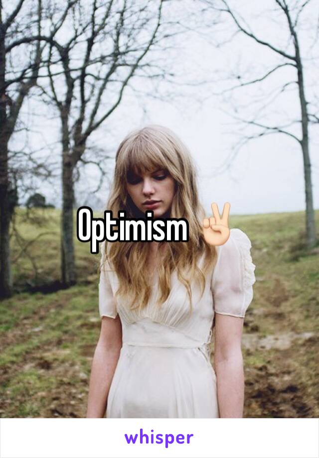 Optimism ✌🏻
