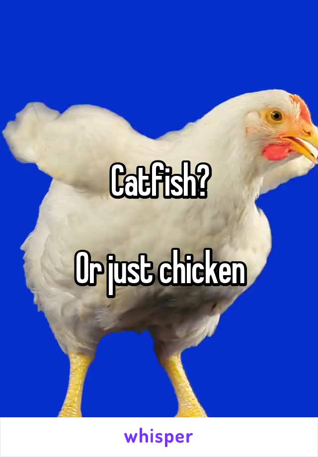 Catfish?

Or just chicken