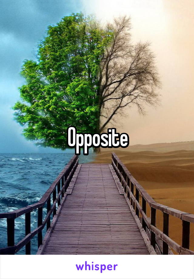 Opposite