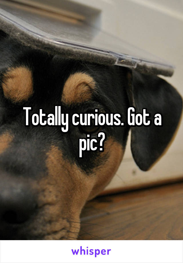 Totally curious. Got a pic?