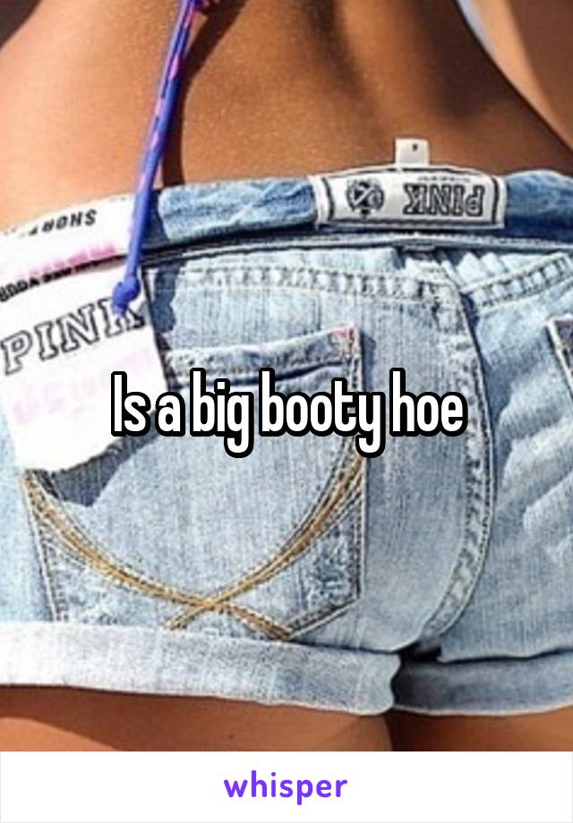 Is a big booty hoe