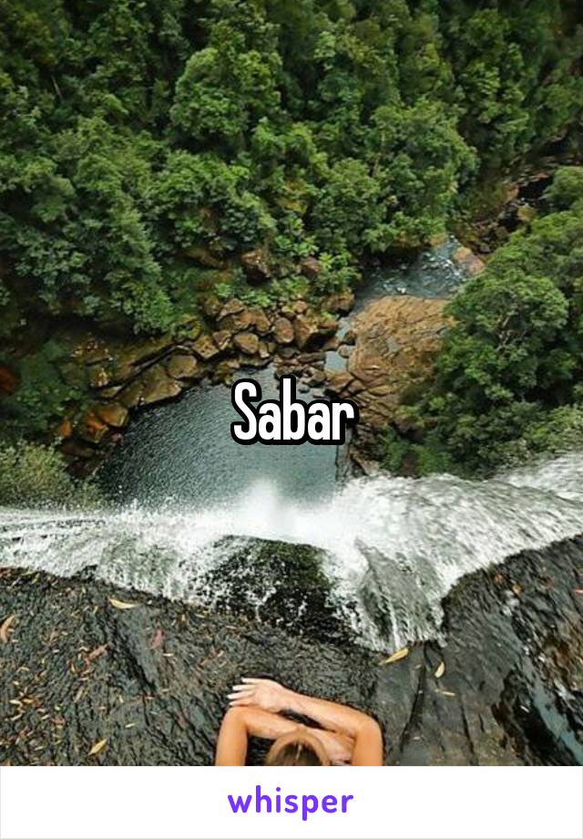 Sabar