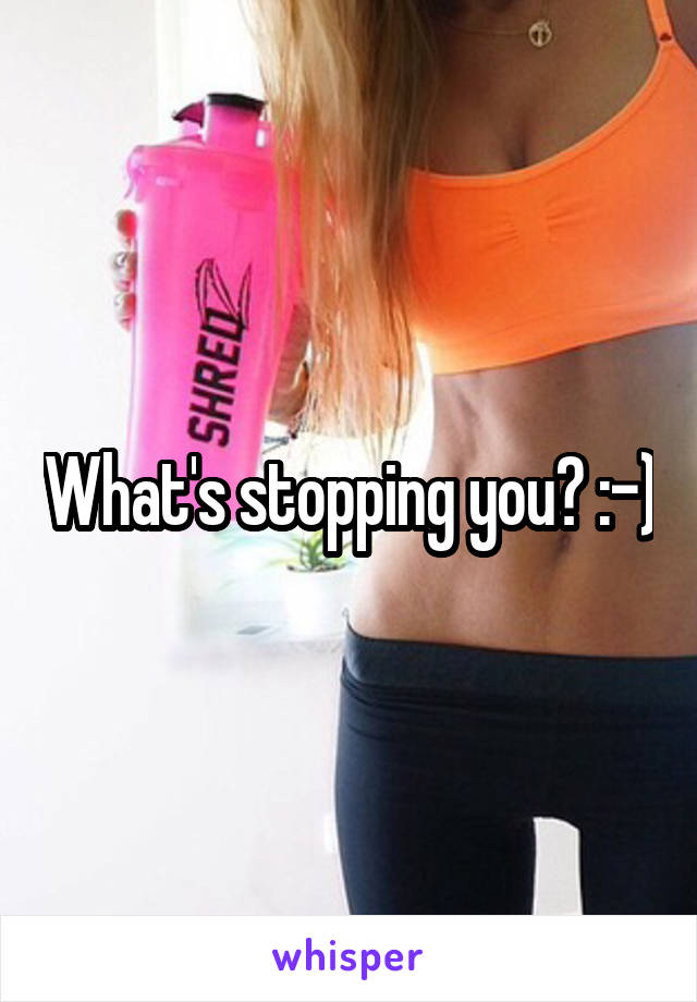 What's stopping you? :-)