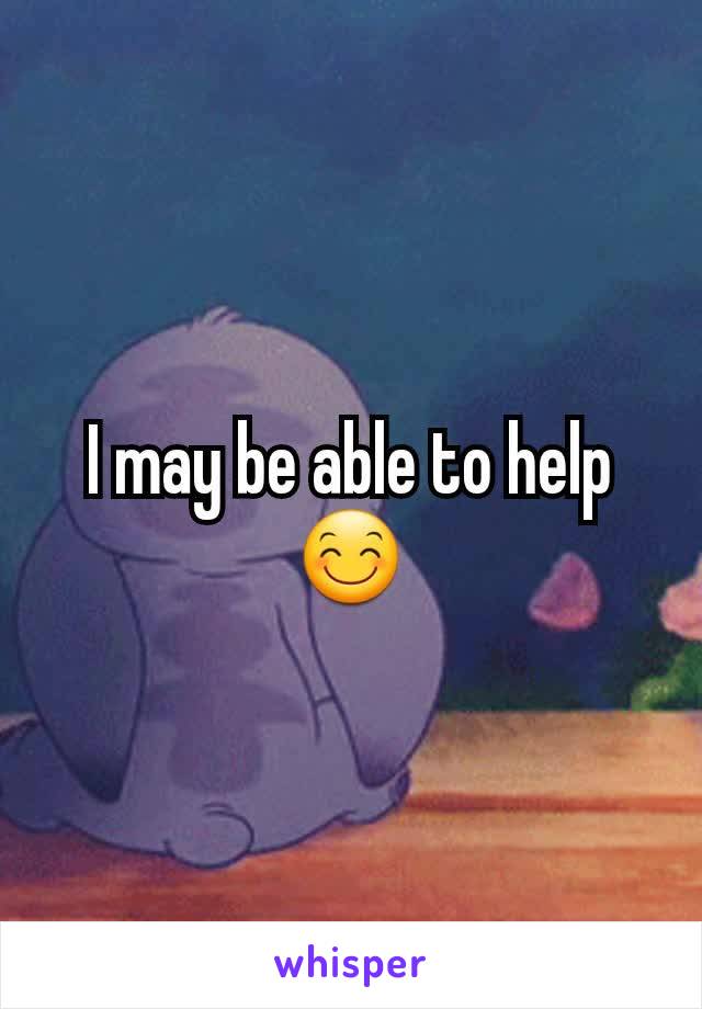 I may be able to help 😊