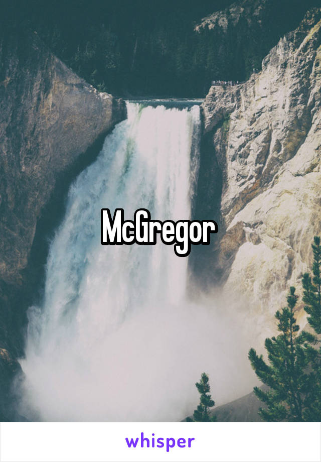 McGregor 