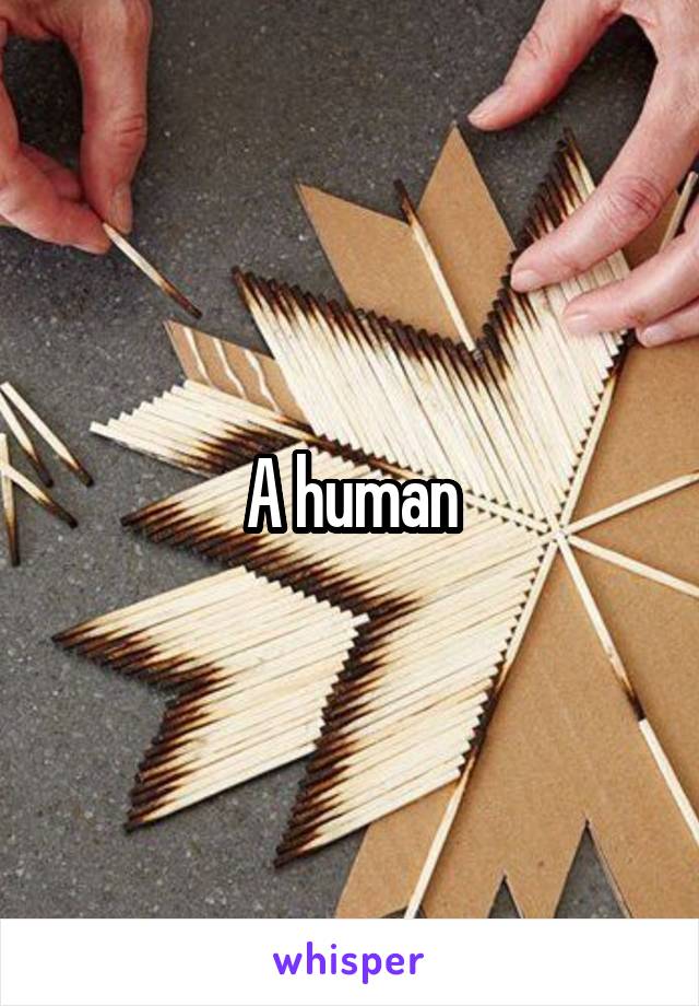 A human