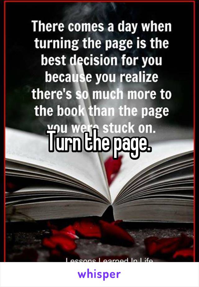 Turn the page. 