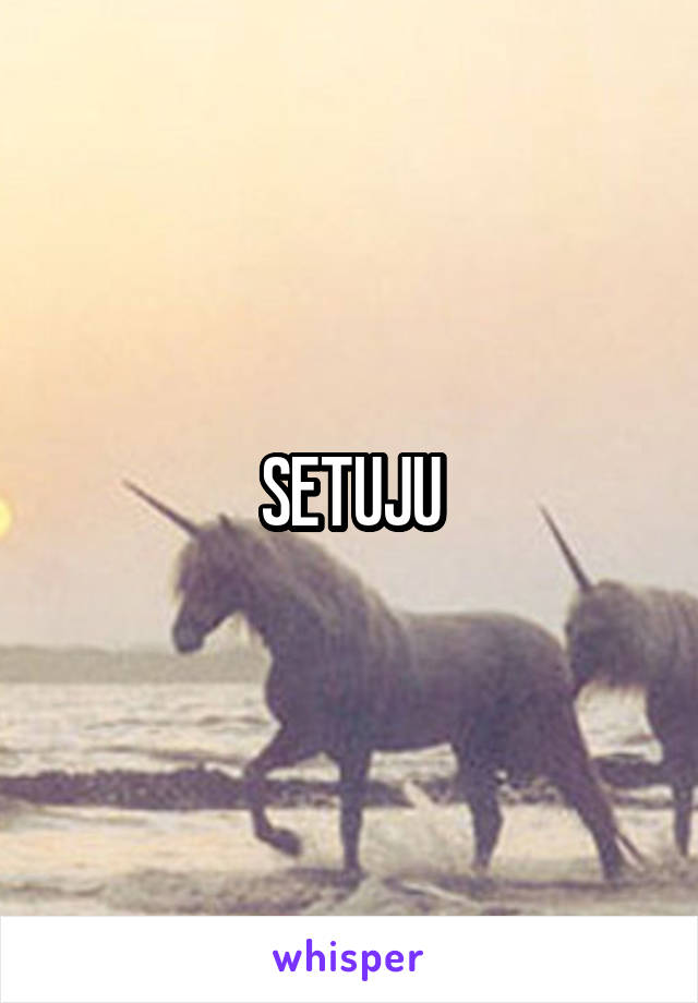 SETUJU