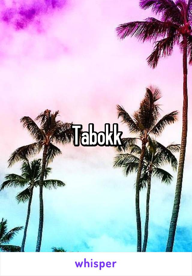 Tabokk