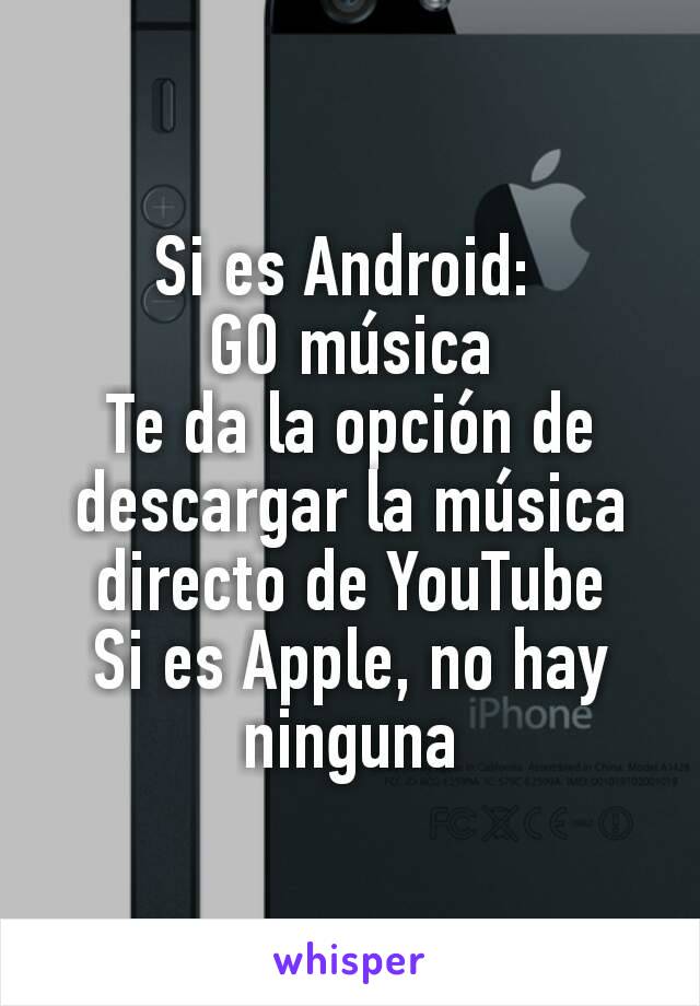 Si es Android: 
GO música
Te da la opción de descargar la música directo de YouTube
Si es Apple, no hay ninguna