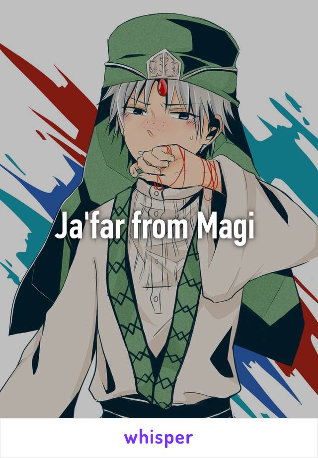 Ja'far from Magi 