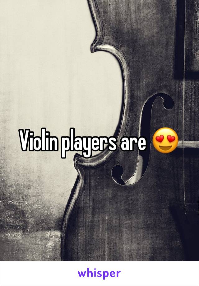 Violin players are 😍