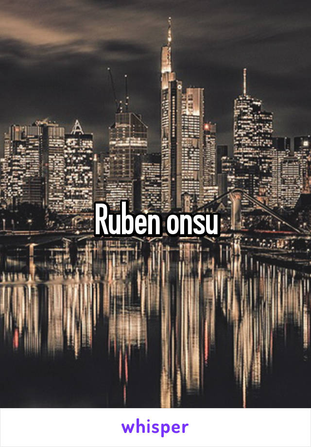 Ruben onsu