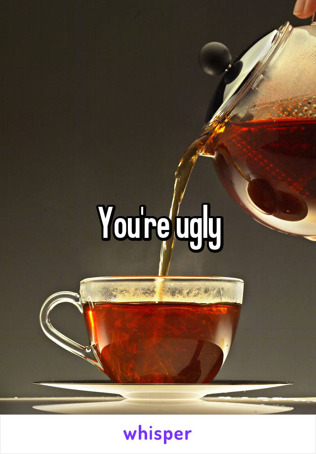 You're ugly