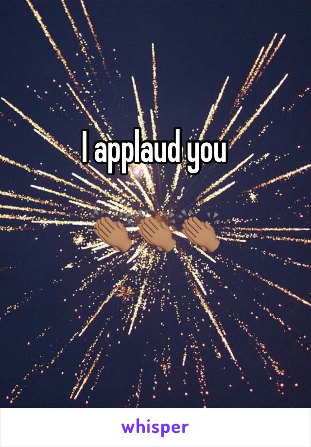 I applaud you

👏🏽👏🏽👏🏽