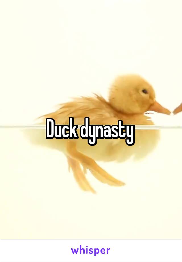 Duck dynasty 