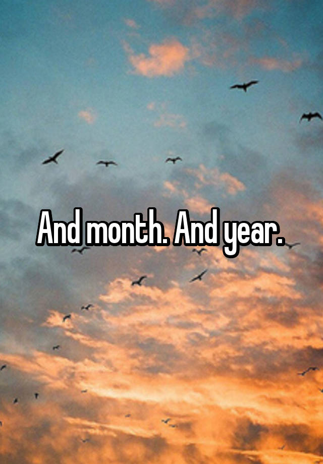 and-month-and-year