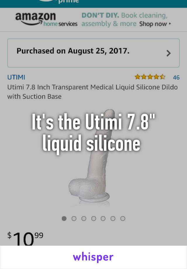 It's the Utimi 7.8" liquid silicone 