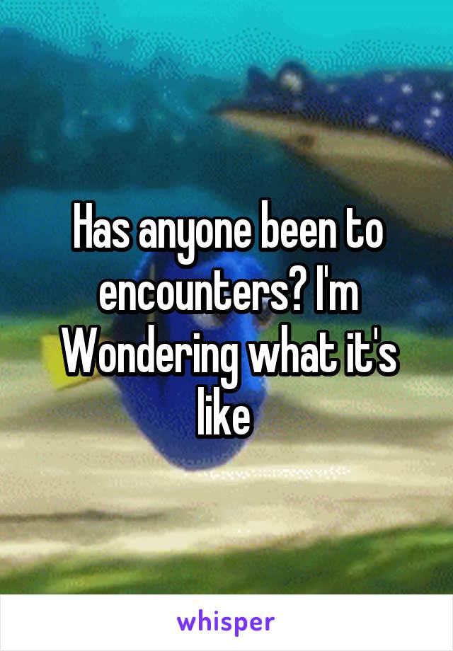 Has anyone been to encounters? I'm Wondering what it's like 