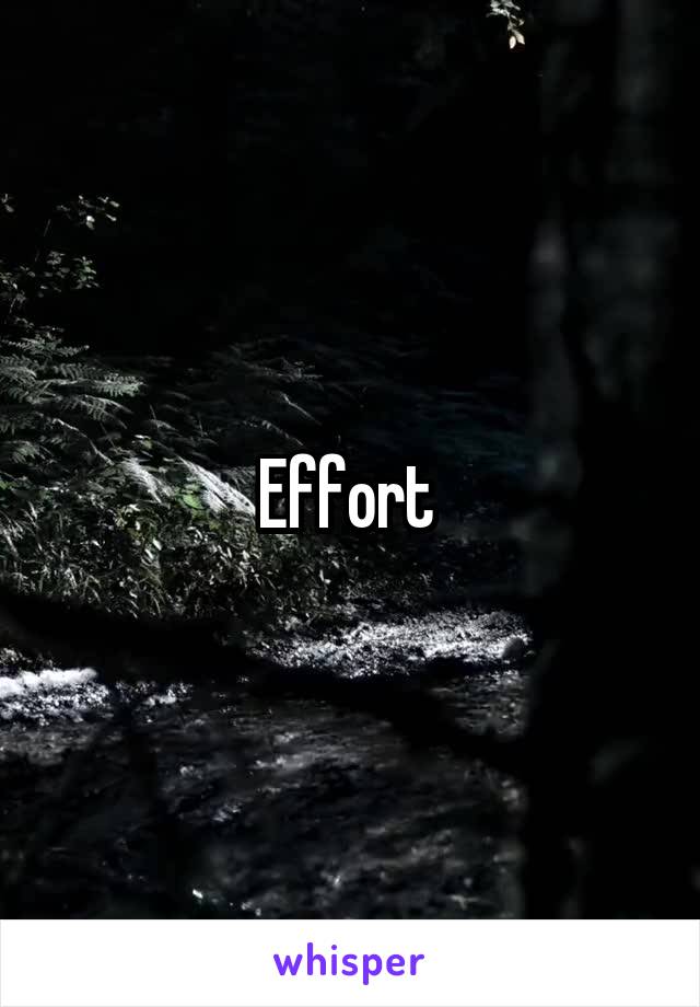 Effort 