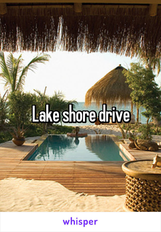 Lake shore drive