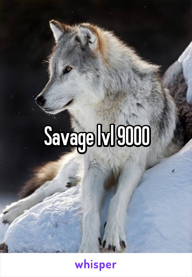 Savage lvl 9000