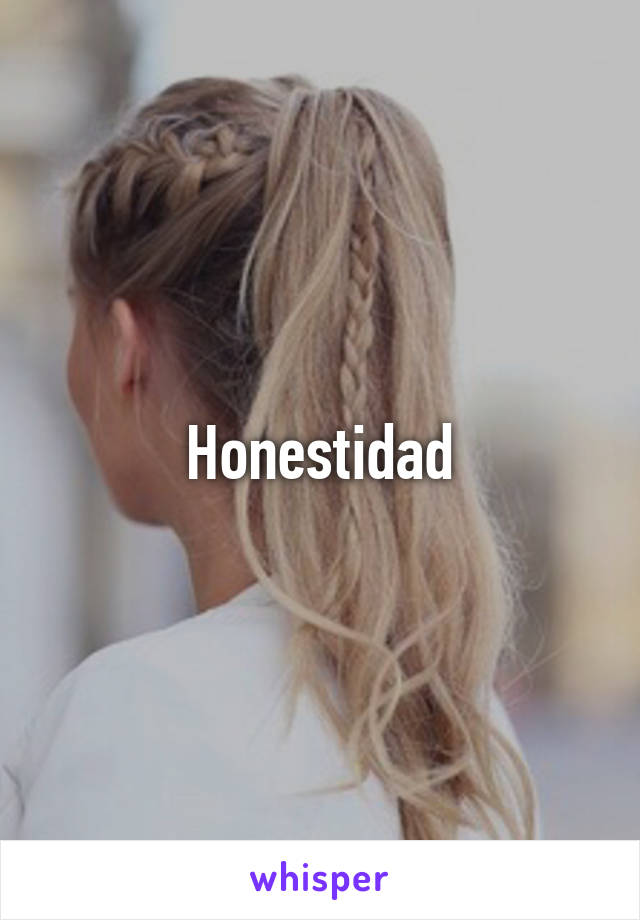 Honestidad