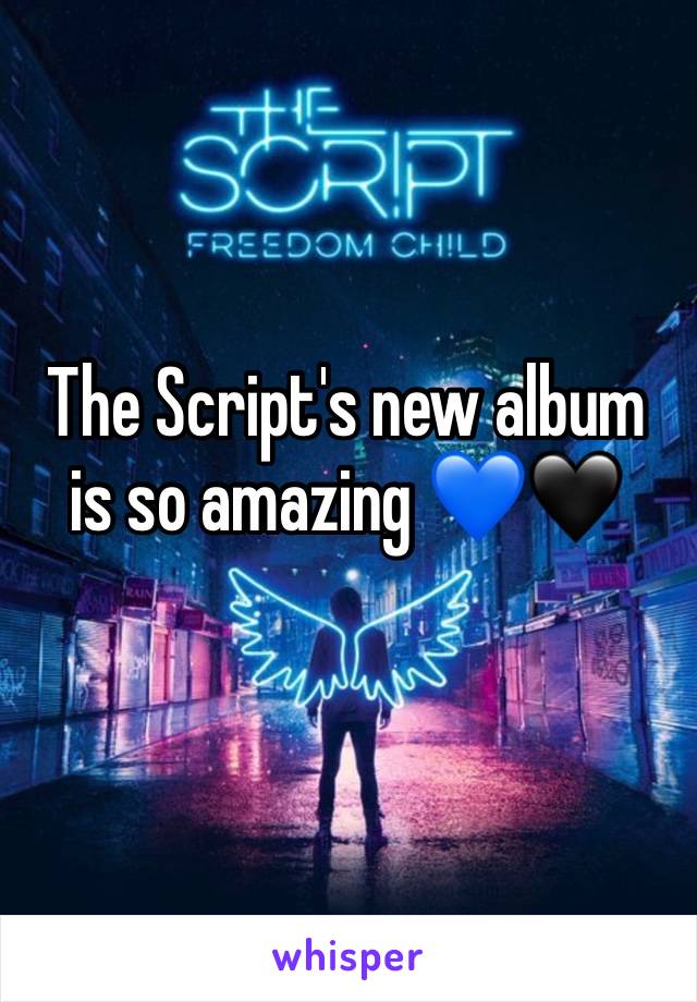 The Script's new album is so amazing 💙🖤