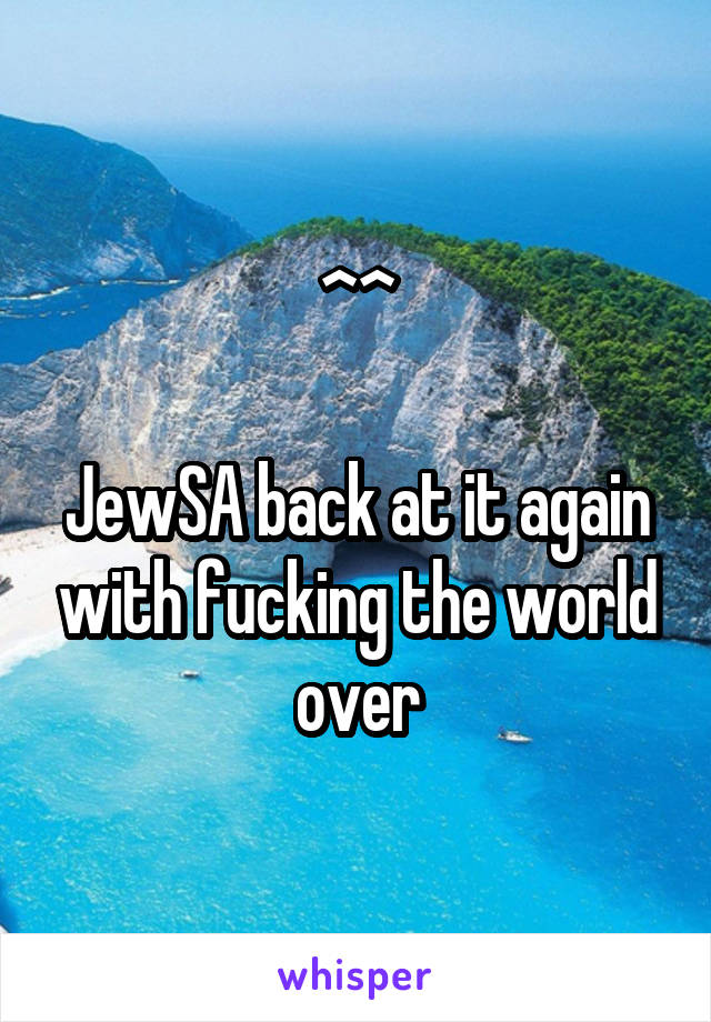 ^^

JewSA back at it again with fucking the world over