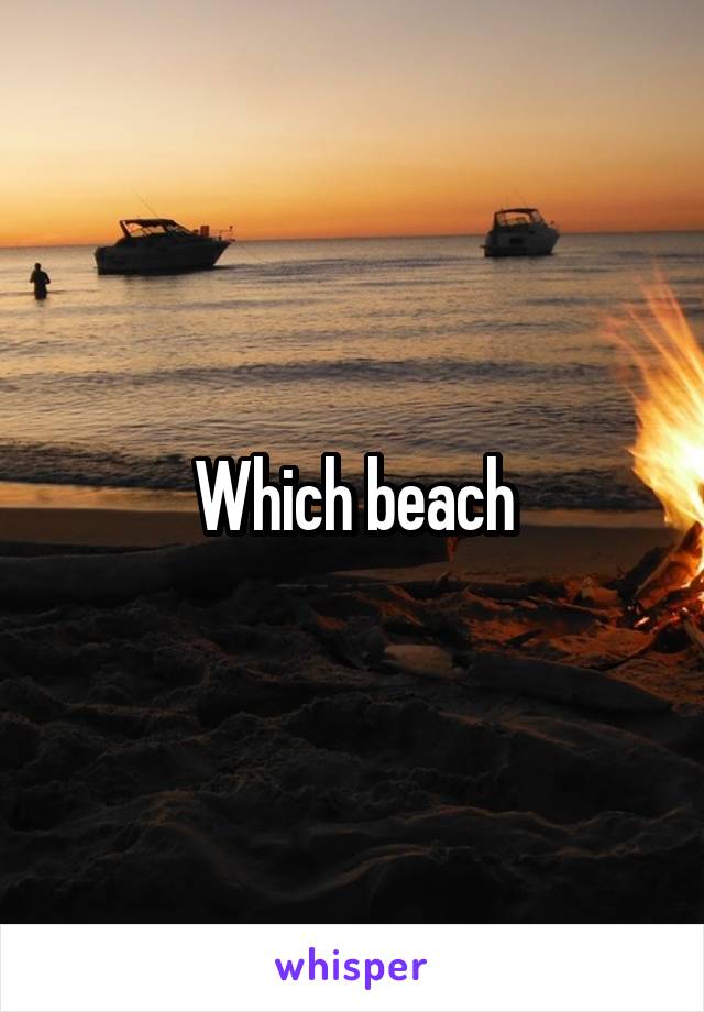 Which beach