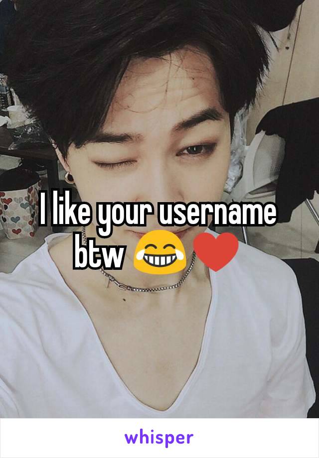 I like your username btw 😂♥️