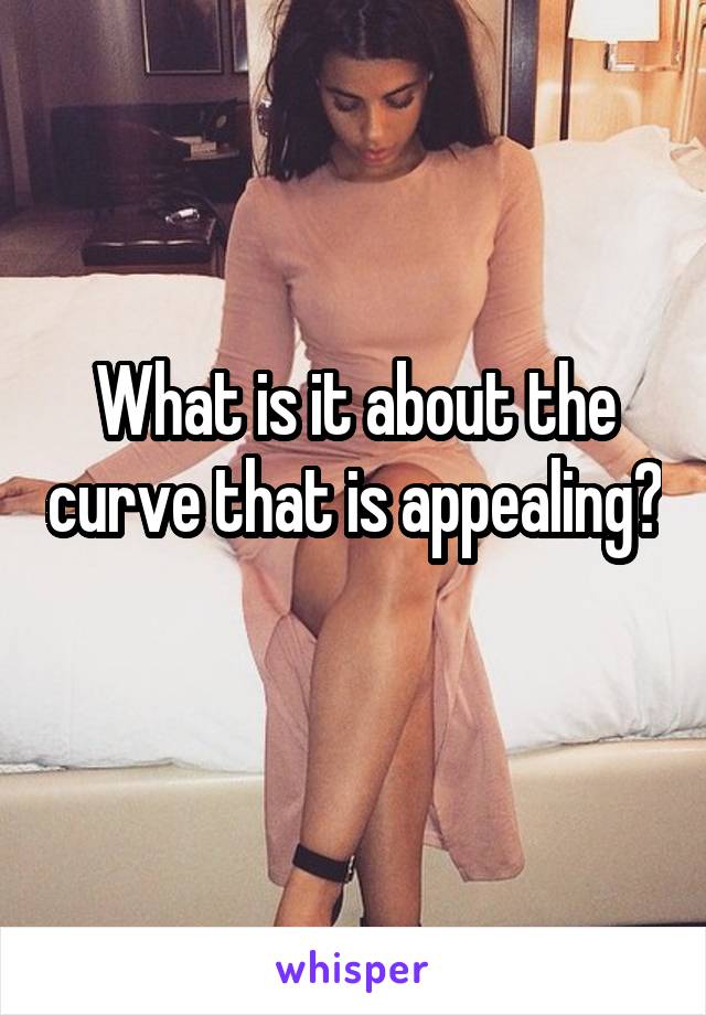 What is it about the curve that is appealing? 