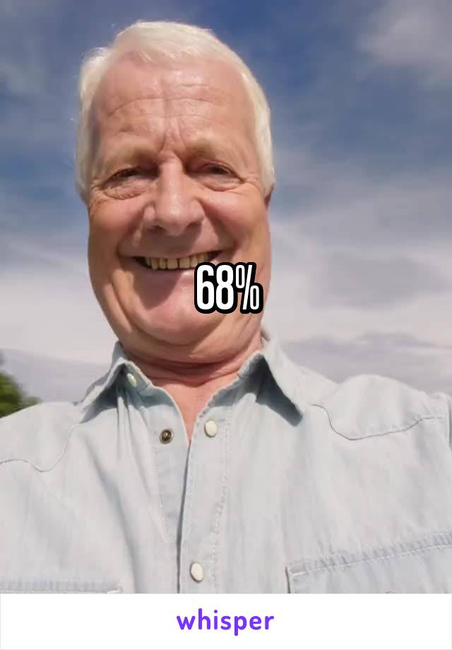 68%
