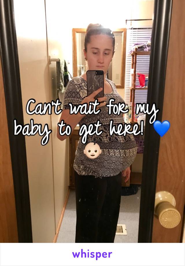 Can't wait for my baby to get here! 💙👶🏻