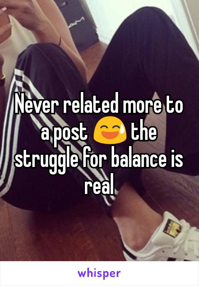 Never related more to a post 😅 the struggle for balance is real