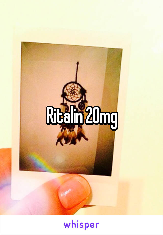 Ritalin 20mg