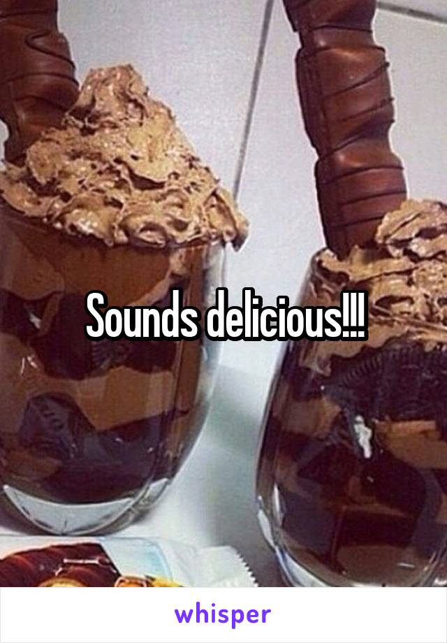 Sounds delicious!!!
