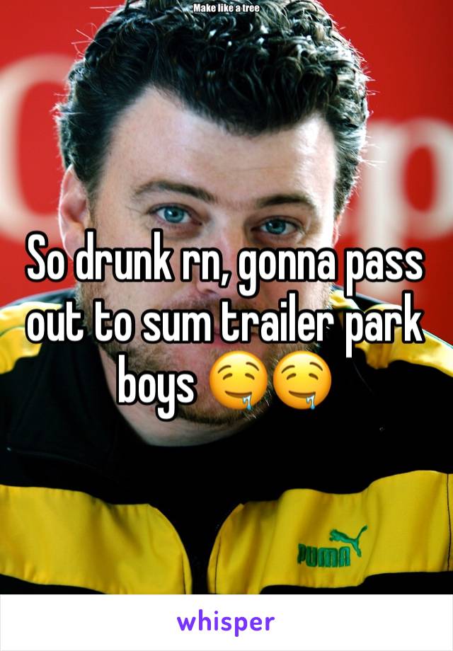 So drunk rn, gonna pass out to sum trailer park boys 🤤🤤