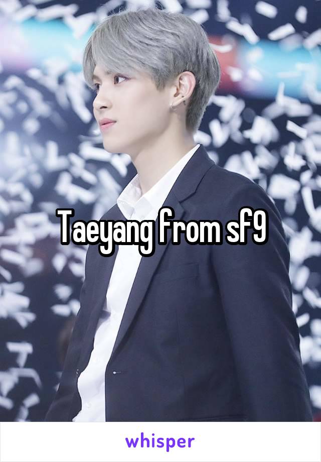 Taeyang from sf9