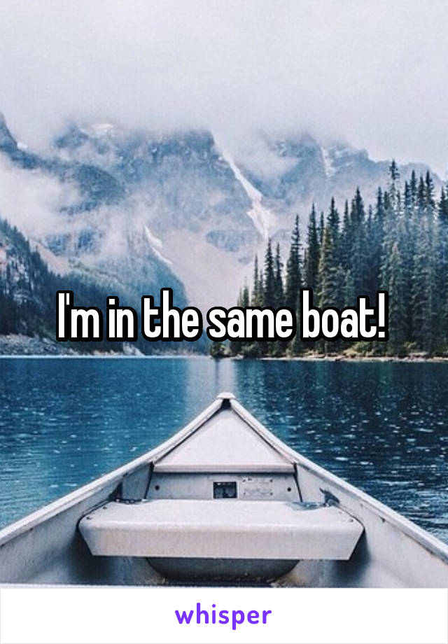 I'm in the same boat! 