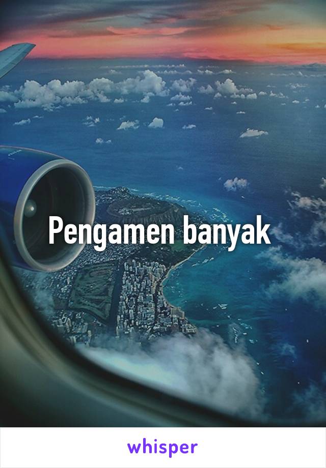 Pengamen banyak 