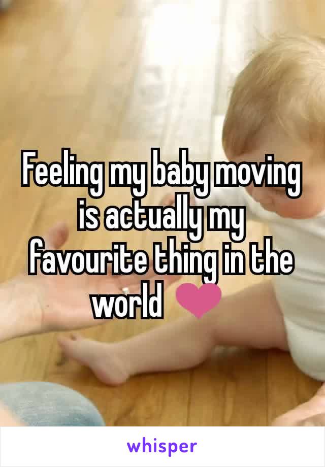 Feeling my baby moving is actually my favourite thing in the world ❤️ 