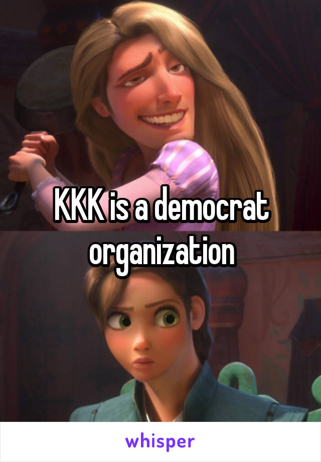 KKK is a democrat organization